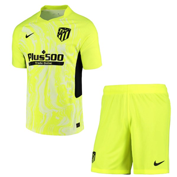 Maillot Football Atlético Madrid Third Enfant 2020-21 Vert Fluorescent